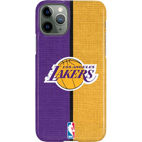 NBA Los Angeles Lakers Canvas iPhone 11 Pro Lite Case