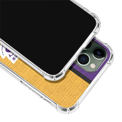 NBA Los Angeles Lakers Canvas iPhone 11 Pro Max Clear Case