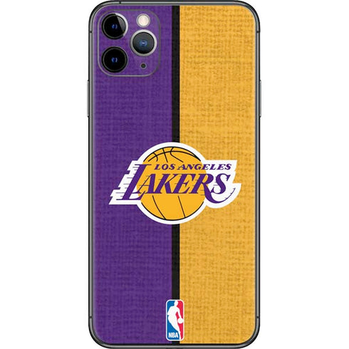 NBA Los Angeles Lakers Canvas iPhone 11 Pro Max Skin