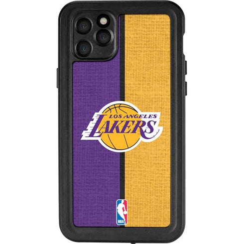 NBA Los Angeles Lakers Canvas iPhone 11 Pro Max Waterproof Case
