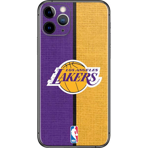 NBA Los Angeles Lakers Canvas iPhone 11 Pro Skin