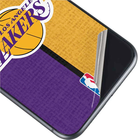 NBA Los Angeles Lakers Canvas iPhone 11 Skin