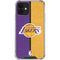 NBA Los Angeles Lakers Canvas iPhone 12 Clear Case