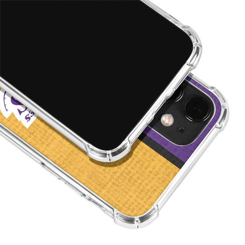 NBA Los Angeles Lakers Canvas iPhone 12 Mini Clear Case