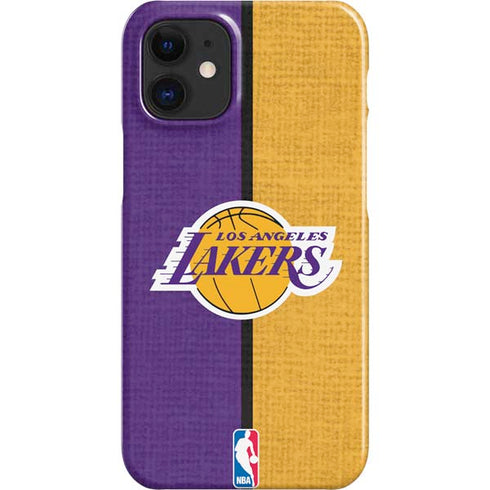 NBA Los Angeles Lakers Canvas iPhone 12 Mini Lite Case