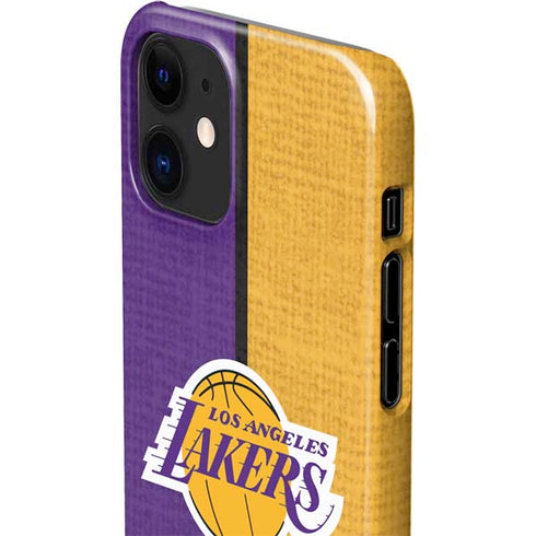 NBA Los Angeles Lakers Canvas iPhone 12 Mini Lite Case