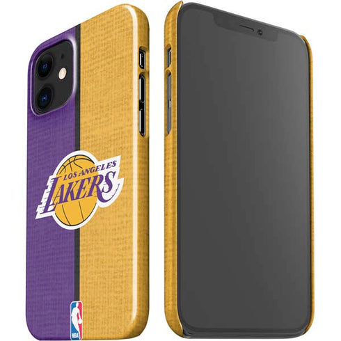 NBA Los Angeles Lakers Canvas iPhone 12 Mini Lite Case