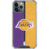 NBA Los Angeles Lakers Canvas iPhone 12 Pro Clear Case