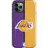 NBA Los Angeles Lakers Canvas iPhone 12 Pro Impact Case