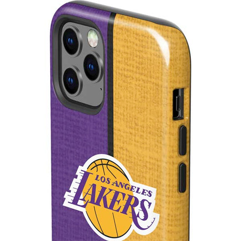NBA Los Angeles Lakers Canvas iPhone 12 Pro Impact Case
