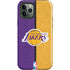 NBA Los Angeles Lakers Canvas iPhone 12 Pro Max Impact Case