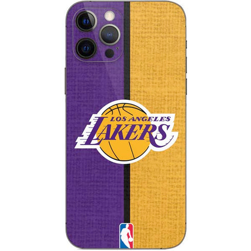 NBA Los Angeles Lakers Canvas iPhone 12 Pro Skin