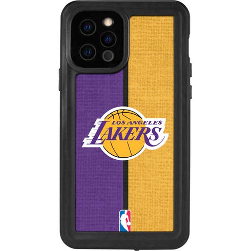 NBA Los Angeles Lakers Canvas iPhone 12 Pro Waterproof Case