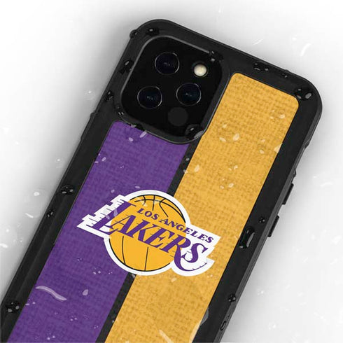 NBA Los Angeles Lakers Canvas iPhone 12 Pro Waterproof Case