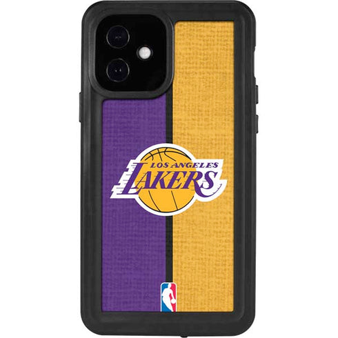 NBA Los Angeles Lakers Canvas iPhone 12 Waterproof Case