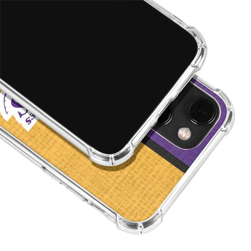 NBA Los Angeles Lakers Canvas iPhone 13 Clear Case