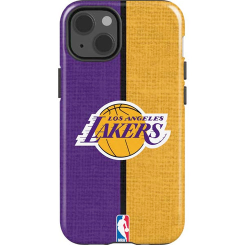 NBA Los Angeles Lakers Canvas iPhone 13 Impact Case