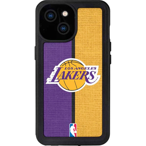 NBA Los Angeles Lakers Canvas iPhone 13 Mini Waterproof Case