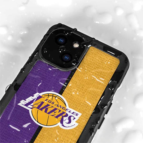 NBA Los Angeles Lakers Canvas iPhone 13 Mini Waterproof Case