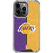 NBA Los Angeles Lakers Canvas iPhone 13 Pro Clear Case