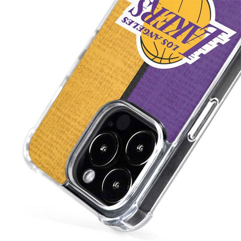 NBA Los Angeles Lakers Canvas iPhone 13 Pro MagSafe Case