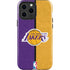 NBA Los Angeles Lakers Canvas iPhone 13 Pro Max Impact Case