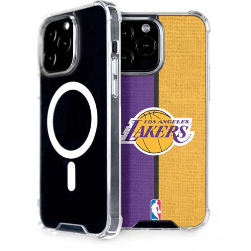 NBA Los Angeles Lakers Canvas iPhone 13 Pro Max MagSafe Case