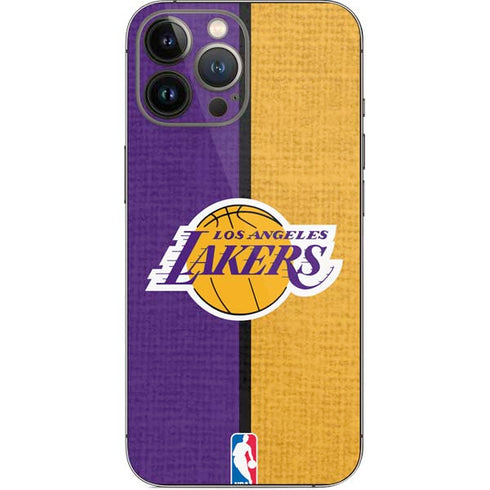 NBA Los Angeles Lakers Canvas iPhone 13 Pro Max Skin