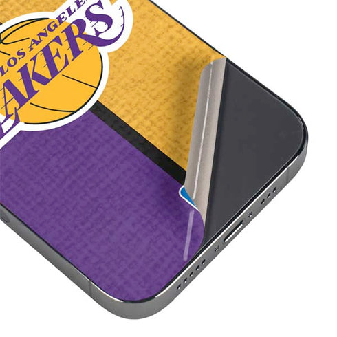 NBA Los Angeles Lakers Canvas iPhone 13 Pro Max Skin
