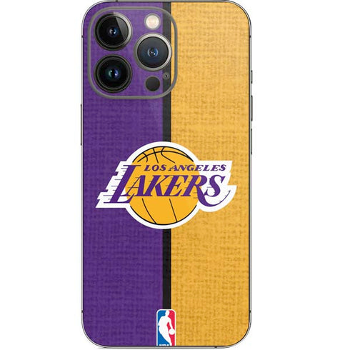 NBA Los Angeles Lakers Canvas iPhone 13 Pro Skin
