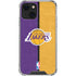 NBA Los Angeles Lakers Canvas iPhone 14 Clear Case