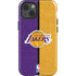 NBA Los Angeles Lakers Canvas iPhone 15 Impact Case