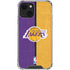 NBA Los Angeles Lakers Canvas iPhone 15 Plus Clear Case