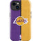 NBA Los Angeles Lakers Canvas iPhone 15 Plus Impact Case
