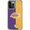 NBA Los Angeles Lakers Canvas iPhone 14 Pro Max Clear Case