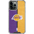 NBA Los Angeles Lakers Canvas iPhone 14 Pro Max Clear Case