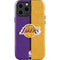 NBA Los Angeles Lakers Canvas iPhone 14 Pro Max Impact Case