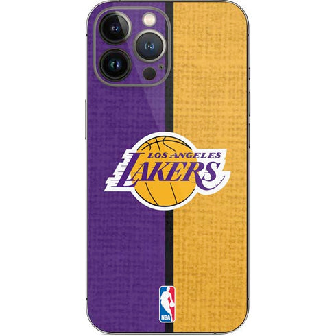 NBA Los Angeles Lakers Canvas iPhone 14 Pro Max Skin