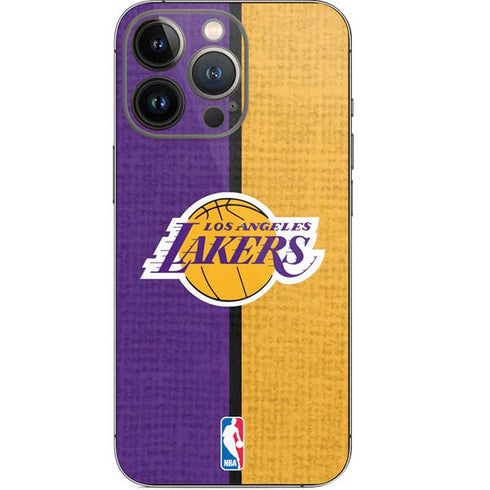 NBA Los Angeles Lakers Canvas iPhone 15 Pro Skin