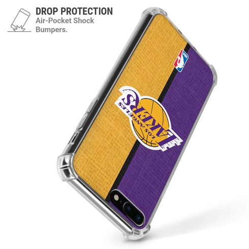 NBA Los Angeles Lakers Canvas iPhone 7/8 Plus Clear Case