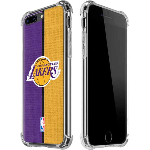 NBA Los Angeles Lakers Canvas iPhone 7/8 Plus Clear Case