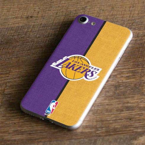 NBA Los Angeles Lakers Canvas iPhone 7 Skin