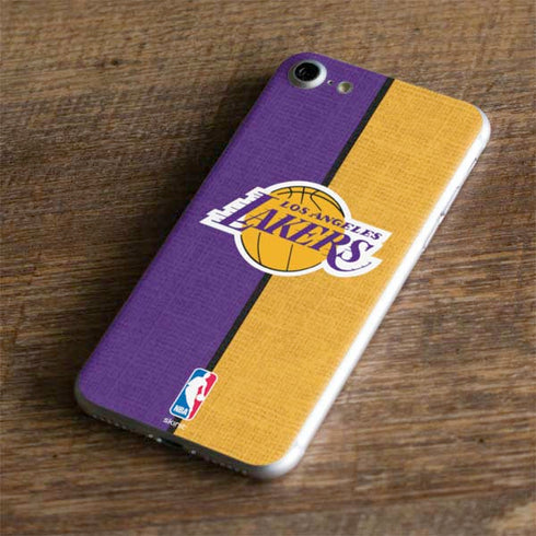 NBA Los Angeles Lakers Canvas iPhone 8 Skin
