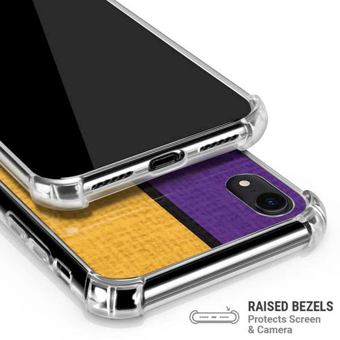 NBA Los Angeles Lakers Canvas iPhone XR Clear Case