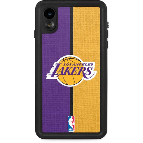 NBA Los Angeles Lakers Canvas iPhone XR Waterproof Case