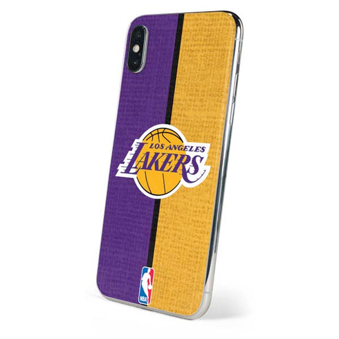 NBA Los Angeles Lakers Canvas iPhone XS Max Skin