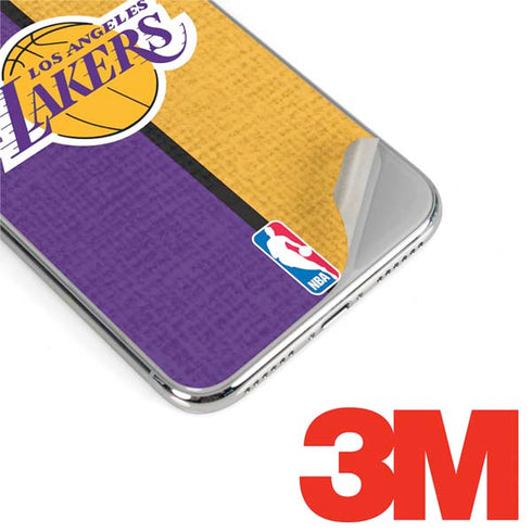 NBA Los Angeles Lakers Canvas iPhone XS Skin