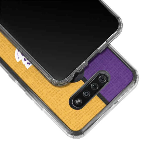 NBA Los Angeles Lakers Canvas LG K51/Q51 Clear Case