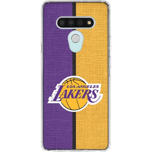 NBA Los Angeles Lakers Canvas LG Stylo 6 Clear Case