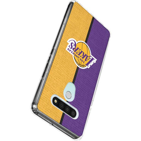 NBA Los Angeles Lakers Canvas LG Stylo 6 Clear Case